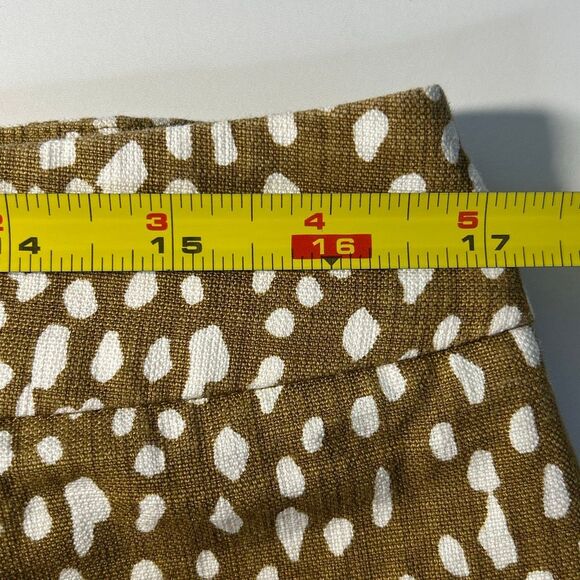 J Crew Python Mini Skirt Sz 12 Tawny Olive - Picture 7 of 8